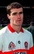 12 April 1998; Sean Lockhart of Derry prior to the National Football League Semi Final match between Derry and Monaghan at Croke Park in Dublin. Photo by Ray McManus/Sportsfile