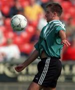 30 August 1998; Barry O'Connor of Bray Wanderers during the Harp Lager National League Premier Division match between Bray Wanderers and Cork City at the Carlisle Grounds in Bray, Wicklow. Photo by David Maher/Sportsfile