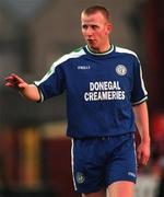 28 August 1998; Brian Flood of Finn Harps during the Harp Lager National League Premier Division match between Bohemians and Finn Harps at Dalymount Park in Dublin. Photo by Ray McManus/Sportsfile