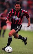 14 August 1998; Brian Mooney of Bohemians during the Harp Lager League Cup match between Bohemians amd Shamrock Rovers at Dalymount Park in Dublin. Photo by Matt Browne/Sportsfile