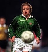 25 March 1998; Damien Duff of Republic of Ireland during the International Friendly between Czech Republic and Republic of Ireland at Andruv Stadion in Olomouc, Czech Republic. Photo by David Maher/Sportsfile