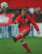 26 October 1998; Declan Geoghegan of Shelbourne during the Harp Lager National League Premier Division match between Shelbourne and Bohemians at Tolka Park in Dublin. Photo by Ray McManus/Sportsfile