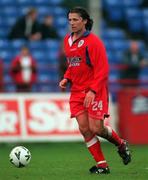 26 October 1998; Greg Costello of Shelbourne during the Harp Lager National League Premier Division match between Shelbourne and Bohemians at Tolka Park in Dublin. Photo by Ray McManus/Sportsfile