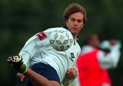 31 August 1998; Jason McAteer during a Republic of Ireland Training Session in Clonshaugh in Dublin. Photo by David Maher/Sportsfile