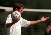 18 August 1997; Kenny Cunningham during a Republic of Ireland Training Session at Kilkea Castle in Kilkenny. Photo by Matt Browne/Sportsfile