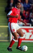 2 August 1996; Paul Osam of St. Patrick's Athletic during the Harp Lager National League Premier Division match between St. Patrick's Athletic and Bray Wanderers at Richmond Park in Dublin. Photo by David Maher/Sportsfile