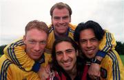 17 September 1998; Bohemian players Jason Batty, top, Dean Dodd, left, Raffaele De Gregorio, bottom and Harry Ngata during a feature in Dublin. Photo by David Maher/Sportsfile