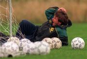 31 August 1998; Ray Houghton during a Republic of Ireland Training Session in Clonshaugh in Dublin. Photo by David Maher/Sportsfile