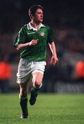 22 April 1998; Robbie Keane of Republic of Ireland during the International Friendly between Republic of Ireland and Argentina at Lansdowne Road in Dublin. Photo by Brendan Moran/Sportsfile