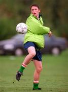 5 October 1998; Robbie Keane during a Republic of Ireland Training Session at Kilkea Castle in Kildare. Photo by Matt Browne/Sportsfile