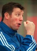 11 October 1998; Bohemians manager Roddy Collins during the Harp Lager National League Premier Division match between Bohmeians and Dundalk at Dalymount Park in Dublin. Photo by Damien Eagers/Sportsfile