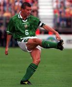 5 September 1998; Roy Keane of Republic of Ireland during the UEFA EURO 2000 Group 8 Qualifier between Republic of Ireland and Croatia at Lansdowne Road in Dublin. Photo by Matt Browne/Sportsfile