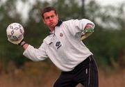 3 September 1998; Shay Given during a Republic of Ireland Training Session at Clonshaugh in Dublin. Photo by Matt Browne/Sportsfile