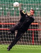 4 September 1998; Shay Given during a Republic of Ireland Training Session at Lansdowne Road in Dublin. Photo by Matt Browne/Sportsfile