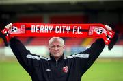 21 July 2003; Dermot Keely in the Brandywell after he was appointed as the new Derry City manager. Soccer. Picture credit; SPORTSFILE *EDI*