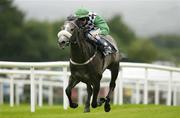 28 July 2003; Grey Swallow, with Pat Smullen up, races clear of the field on their way to winning the G.P.T. Access Equipment (C&G) European Breeders Fund Maiden during the Galway Racing Festival at Ballybrit racecourse in Galway. Photo by Brendan Moran/Sportsfile