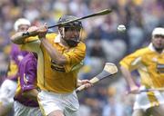27 July 2003; Brian McFall of Antrim during the Guinness All-Ireland Senior Hurling Championship Quarter Final between Wexford v Antrim at Croke Park in Dublin. Photo by Pat Murphy/Sportsfile