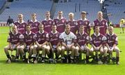 27 July 2003; The Galway panel prior to the All-Ireland Minor Hurling quarter final between Antrim and Galway at Croke Park in Dublin. Photo by Pat Murphy/Sportsfile