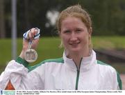 29 July 2003; Joanne Cuddihy, Kilkenn City Harriers, Silver medal winner in the 400m European Junior Championships. Picture credit; Matt Browne / SPORTSFILE *EDI*