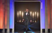 3 November 2017; Young Footballer of the Year Con O'Callaghan of Dublin walks up to receive his award during the PwC All Stars 2017 at the Convention Centre in Dublin. Photo by Brendan Moran/Sportsfile