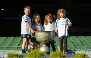 4 November 2017; In attendance at the GAA Healthy Clubs Recognition Event, supported by Irish Life, which saw 58 GAA clubs recognised as the first official ‘Healthy Clubs’ on the island of Ireland are, from left, Conor McDonald, age 6, Méabh McDonald, age 4, Alannah Lalor, age 5, and Aoibhe Lalor age 7, all from the St Colmcilles Healthy Club in Meath. The GAA’s Healthy Clubs Project hopes to transform GAA clubs nationally into hubs for community health and wellbeing. As part of the programme, each club is trained to deliver advice and information programmes on a variety of different topics including, physical activity; emotional wellbeing; healthy eating; community development, to name but a few. For more information, visit: www.gaa.ie/community. Croke Park, Dublin. Photo by Piaras Ó Mídheach/Sportsfile