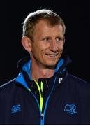 3 November 2017; Leinster head coach Leo Cullen ahead of the Guinness PRO14 Round 8 match between Glasgow Warriors and Leinster at Scotstoun in Glasgow, Scotland. Photo by Ramsey Cardy/Sportsfile