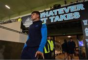 3 November 2017; Hugo Keenan of Leinster ahead of the Guinness PRO14 Round 8 match between Glasgow Warriors and Leinster at Scotstoun in Glasgow, Scotland. Photo by Ramsey Cardy/Sportsfile
