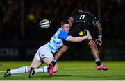 3 November 2017; Niko Matawalu of Glasgow Warriors is tackled by Rory O'Loughlin of Leinster during the Guinness PRO14 Round 8 match between Glasgow Warriors and Leinster at Scotstoun in Glasgow, Scotland. Photo by Ramsey Cardy/Sportsfile