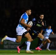 3 November 2017; Adam Byrne of Leinster during the Guinness PRO14 Round 8 match between Glasgow Warriors and Leinster at Scotstoun in Glasgow, Scotland. Photo by Ramsey Cardy/Sportsfile