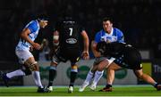 3 November 2017; Peter Dooley of Leinster is tackled by D’Arcy Rae of Glasgow Warriors during the Guinness PRO14 Round 8 match between Glasgow Warriors and Leinster at Scotstoun in Glasgow, Scotland. Photo by Ramsey Cardy/Sportsfile