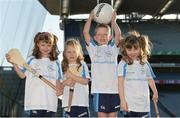 4 November 2017; In attendance at the GAA Healthy Clubs Recognition Event, supported by Irish Life, which saw 58 GAA clubs recognised as the first official ‘Healthy Clubs’ on the island of Ireland are, from left, Aoibhe Lalor age 7, Méabh McDonald, age 4, Conor McDonald, age 6, and Alannah Lalor, age 5, all from the St Colmcilles Healthy Club in Meath. The GAA’s Healthy Clubs Project hopes to transform GAA clubs nationally into hubs for community health and wellbeing. As part of the programme, each club is trained to deliver advice and information programmes on a variety of different topics including, physical activity; emotional wellbeing; healthy eating; community development, to name but a few. For more information, visit: www.gaa.ie/community. Croke Park, Dublin. Photo by Piaras Ó Mídheach/Sportsfile