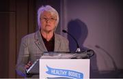 4 November 2017; Catherine Byrne, Minister of State for Health Promotion and the National Drugs Strategy, Department of Health, speaking at the GAA Healthy Clubs Recognition Event, supported by Irish Life, which saw 58 GAA clubs recognised as the first official ‘Healthy Clubs’ on the island of Ireland. The GAA’s Healthy Clubs Project hopes to transform GAA clubs nationally into hubs for community health and wellbeing. As part of the programme, each club is trained to deliver advice and information programmes on a variety of different topics including, physical activity; emotional wellbeing; healthy eating; community development, to name but a few. For more information, visit: www.gaa.ie/community. Croke Park, Dublin. Photo by Piaras Ó Mídheach/Sportsfile