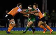 4 November 2017; Tom McCartney of Connacht is tackled by Hugo Reniel, left, and Tertius Kruger of Cheetahs during the Guinness PRO14 Round 8 match between Connacht and Cheetahs at the Sportsground in Galway. Photo by Ramsey Cardy/Sportsfile
