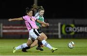 4 November 2017; Rianna Jarrett of Wexford Youths in action against Chloe Moloney of Peamount United, during the Continental Tyres Women's National League match between Wexford Youths and Peamount United at Ferrycarrig Park in Wexford. Photo by Matt Browne/Sportsfile