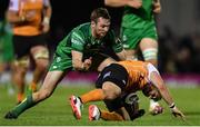 4 November 2017; Fred Zeilinga of Cheetahs is tackled by Jack Carty of Connacht during the Guinness PRO14 Round 8 match between Connacht and Cheetahs at the Sportsground in Galway. Photo by Ramsey Cardy/Sportsfile
