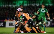 4 November 2017; Tian Meyer of Cheetahs is tackled by John Muldoon of Connacht during the Guinness PRO14 Round 8 match between Connacht and Cheetahs at the Sportsground in Galway. Photo by Ramsey Cardy/Sportsfile