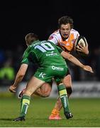 4 November 2017; Nico Lee of Cheetahs is tackled by Jack Carty of Connacht during the Guinness PRO14 Round 8 match between Connacht and Cheetahs at the Sportsground in Galway. Photo by Ramsey Cardy/Sportsfile