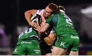 4 November 2017; Ernst Stapelberg of Cheetahs is tackled by Naulia Dawai, left, and Tom McCartney of Connacht during the Guinness PRO14 Round 8 match between Connacht and Cheetahs at the Sportsground in Galway. Photo by Ramsey Cardy/Sportsfile