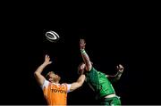 4 November 2017; Gavin Thornbury of Connacht in action against Carl Wegner of Cheetahs during the Guinness PRO14 Round 8 match between Connacht and Cheetahs at the Sportsground in Galway. Photo by Ramsey Cardy/Sportsfile