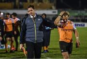4 November 2017; Cheetahs head coach Rory Duncan and Fred Zeilinga following the Guinness PRO14 Round 8 match between Connacht and Cheetahs at the Sportsground in Galway. Photo by Ramsey Cardy/Sportsfile