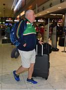 5 November 2017; Ireland manager Joe Kernan at Dublin Airport in Dublin prior to departure for Melbourne ahead of the Virgin Australia International Rules Series in Australia. Photo by Brendan Moran/Sportsfile