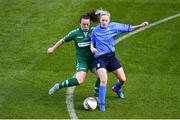 5 November 2017; Maggie Duncliffe of Cork City WFC in action against Kerri Letmon of UCD Waves during the Continental Tyres FAI Women's Cup Final match between Cork City WFC and UCD Waves at Aviva Stadium in Dublin. Photo by Sam Barnes/Sportsfile