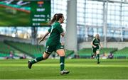 5 November 2017; Claire Shine of Cork City WFC celebrates after scoring her side's first goal of the game during the Continental Tyres FAI Women's Cup Final match between Cork City WFC and UCD Waves at the Aviva Stadium in Dublin. Photo by Ramsey Cardy/Sportsfile