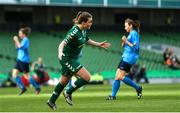 5 November 2017; Claire Shine of Cork City WFC celebrates after scoring her side's first goal of the game during the Continental Tyres FAI Women's Cup Final match between Cork City WFC and UCD Waves at the Aviva Stadium in Dublin. Photo by Ramsey Cardy/Sportsfile
