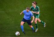 5 November 2017; Orlagh Nolan of UCD Waves in action against Megan Bourque of Cork City WFC during the Continental Tyres FAI Women's Cup Final match between Cork City WFC and UCD Waves at Aviva Stadium in Dublin. Photo by Sam Barnes/Sportsfile