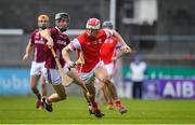 5 November 2017; Con O'Callaghan of Cuala in action against Evan Cody of Dicksboro during the AIB Leinster GAA Hurling Senior Club Championship Quarter-Final match between Cuala and Dicksboro at Parnell Park in Dublin. Photo by Brendan Moran/Sportsfile