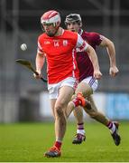 5 November 2017; Con O'Callaghan of Cuala in action against Evan Cody of Dicksboro during the AIB Leinster GAA Hurling Senior Club Championship Quarter-Final match between Cuala and Dicksboro at Parnell Park in Dublin. Photo by Brendan Moran/Sportsfile