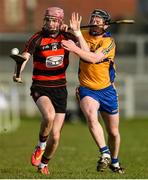 5 November 2017; Billy O'Keeffe of Ballygunner in action against Jamie Shanahan of Sixmilebridge during the AIB Munster GAA Hurling Senior Club Championship Semi-Final match between Ballygunner and Sixmilebridge at Walsh Park in Waterford. Photo by Piaras Ó Mídheach/Sportsfile