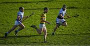 5 November 2017; Tadhg Deasy of Blackrock in action against Alan Dempsey, left, and Eoin Smith of Na Piarsaigh during the AIB Munster GAA Hurling Senior Club Championship Semi-Final match between Na Piarsaigh and Blackrock at the Gaelic Grounds in Limerick. Photo by Daire Brennan/Sportsfile
