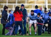 5 November 2017; Na Piarsaigh captain Cathal King celebrates with supporters after the AIB Munster GAA Hurling Senior Club Championship Semi-Final match between Na Piarsaigh and Blackrock at the Gaelic Grounds in Limerick. Photo by Daire Brennan/Sportsfile